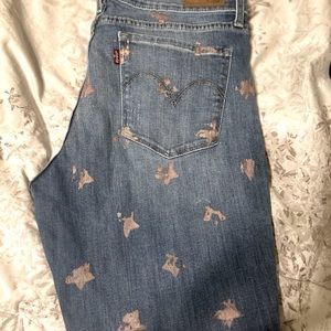 Levi’s Medium Rise Demi Curve Jeans 10/30